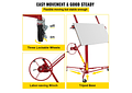 IMP0188- Levantador de rolamento do drywall de vevor 11ft com rodas lockable painel resistente do gesso da capacidade 150lbs 