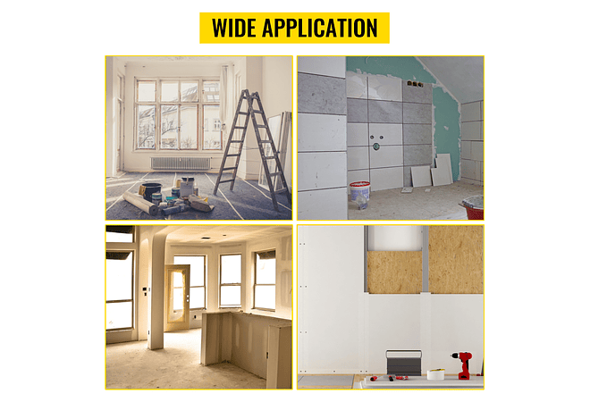 IMP0188- Levantador de rolamento do drywall de vevor 11ft com rodas lockable painel resistente do gesso da capacidade 150lbs 