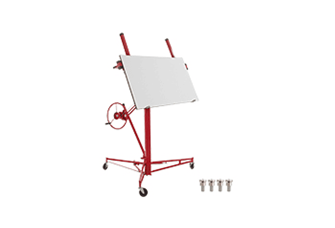 IMP0188- Levantador de rolamento do drywall de vevor 11ft com rodas lockable painel resistente do gesso da capacidade 150lbs 