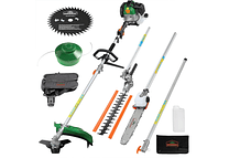 IMP0192- Corta-sebes Aparador de sebes Cortador de escovas Motosserra Motosserra 5em1 a gasolina - Monzana