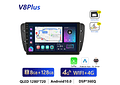 IMP0194- Rádio Podofo 4G CarPlay Android Para SEAT Ibiza 6j 2009-2013 Multimedia Player HiFi Receptor Estéreo GPS Navi 2din Unidade 