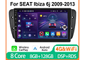 IMP0194- Rádio Podofo 4G CarPlay Android Para SEAT Ibiza 6j 2009-2013 Multimedia Player HiFi Receptor Estéreo GPS Navi 2din Unidade 