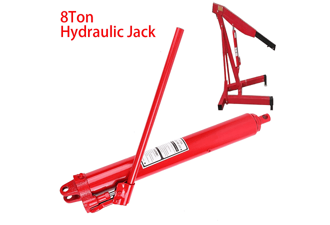 IMP0196- Carro Jack Hidráulico, , Auto Elevador Da Bomba Hidráulica, Ferramenta De Reparo De Grua, Heavy Duty, Navios da UE e RU, 8 Toneladas