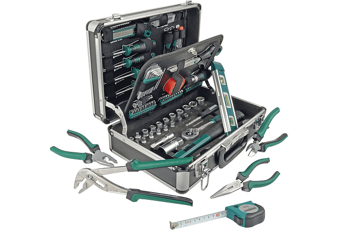 IMP0204- Conjunto de ferramentas Caixa de ferramentas, Alumínio, 1 Peça, M29067- Mannesman