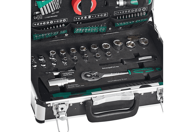 IMP0204- Conjunto de ferramentas Caixa de ferramentas, Alumínio, 1 Peça, M29067- Mannesman