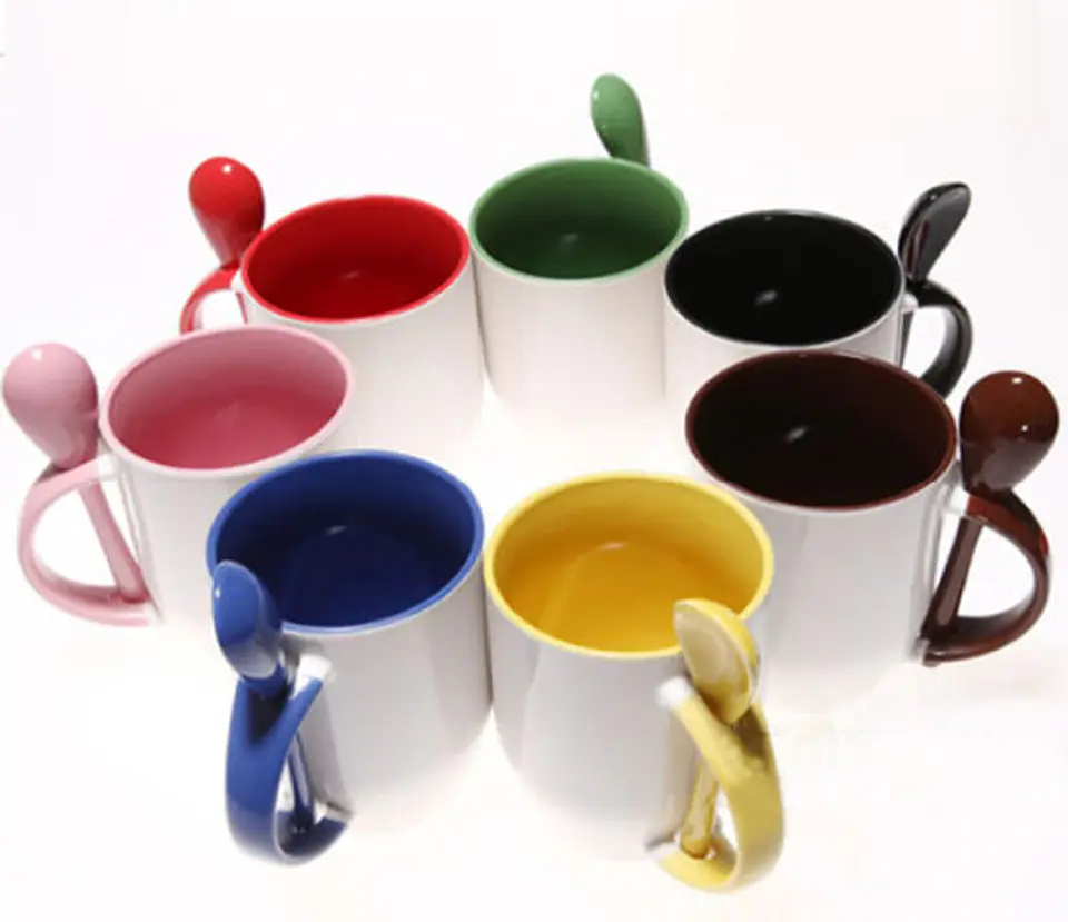 MUG COLOR INTERNO CON CUCHARA 3