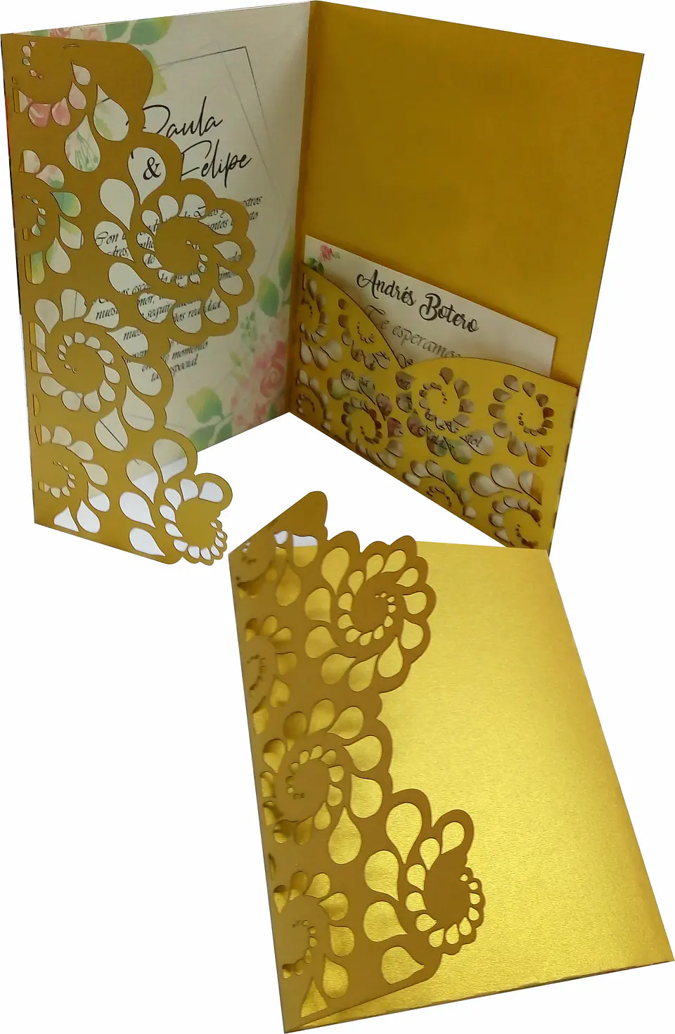 TARJETA DE INVITACIÓN TROQUELADA 1