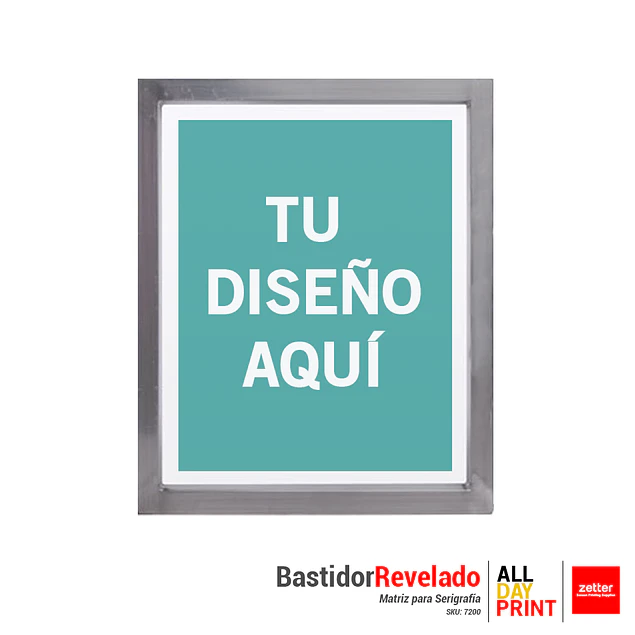 Bastidor Aluminio Revelado 50x60cm