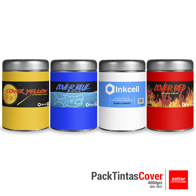 Pack Tintas Cover Inkcell 