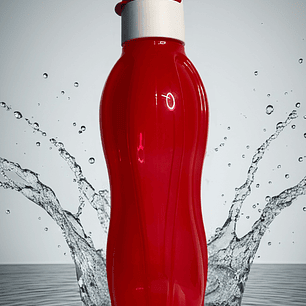 Eco Garrafa 750ml vermelha 