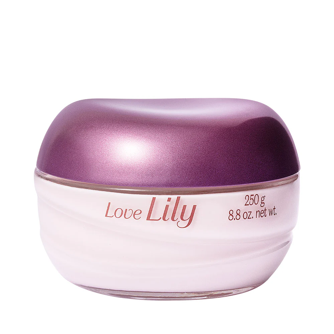 Creme Hidratante Acetinado Love Lily, 250g - COLEÇÃO 1