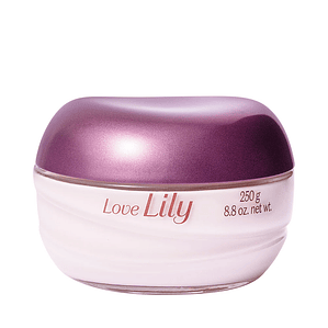 Creme Hidratante Acetinado Love Lily, 250g - COLEÇÃO