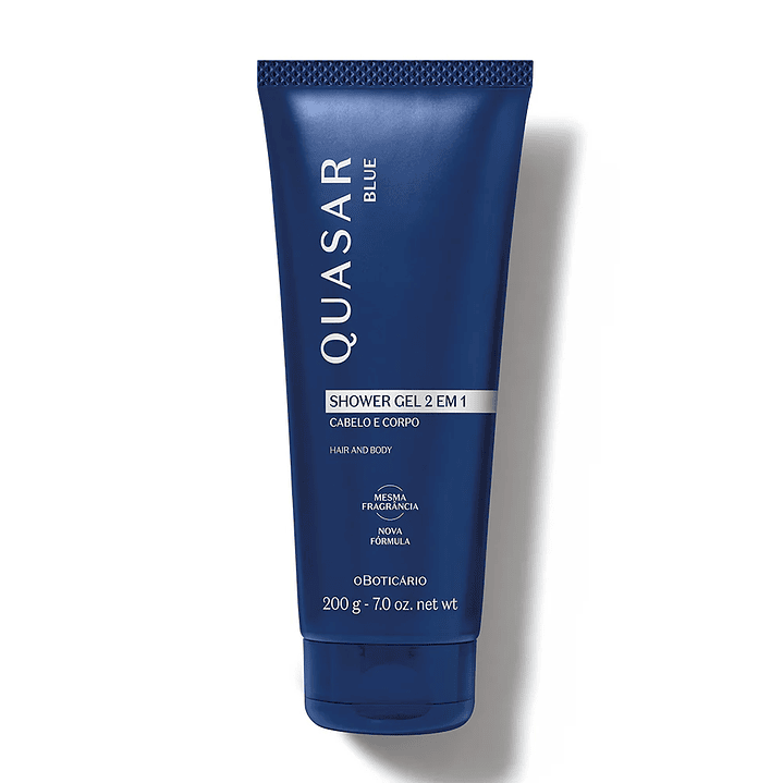 Quasar Blue Shower Gel Cabelo e Corpo, 200g 1