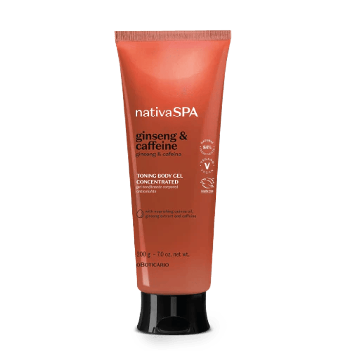 Gel Corporal Tonificante Nativa SPA Ginseng & Cafeína, 200g - COLEÇÃO 1