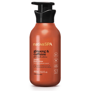 Loção Hidratante Corporal Nativa SPA Ginseng & Cafeína, 400ml