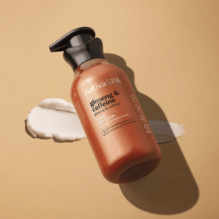 Loção Hidratante Corporal Nativa SPA Ginseng & Cafeína, 400ml 2
