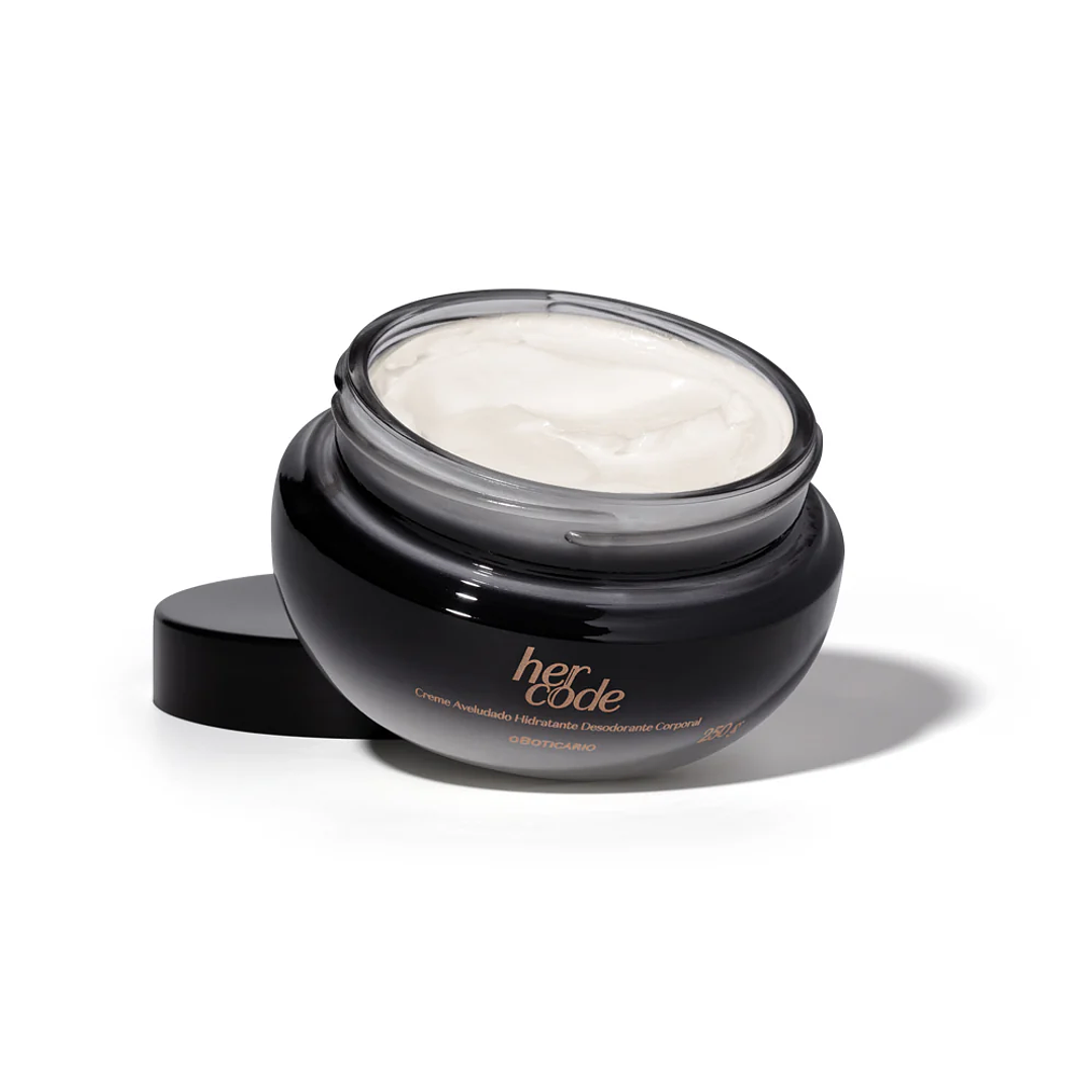 Her Code Creme Aveludado Hidratante Corporal, 250g 5