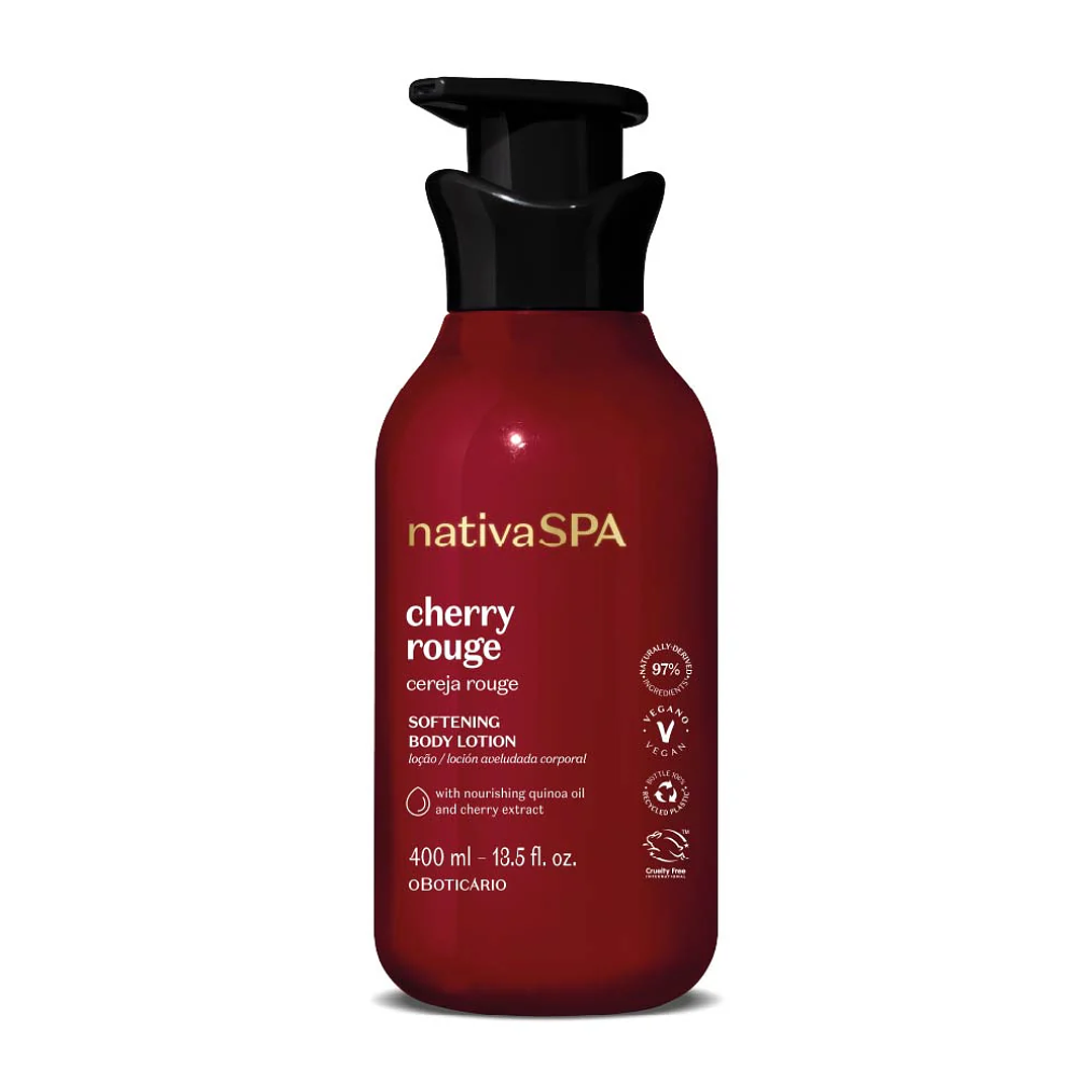 Loção Corporal Aveludada Nativa Spa Cereja Rouge 400ml 1