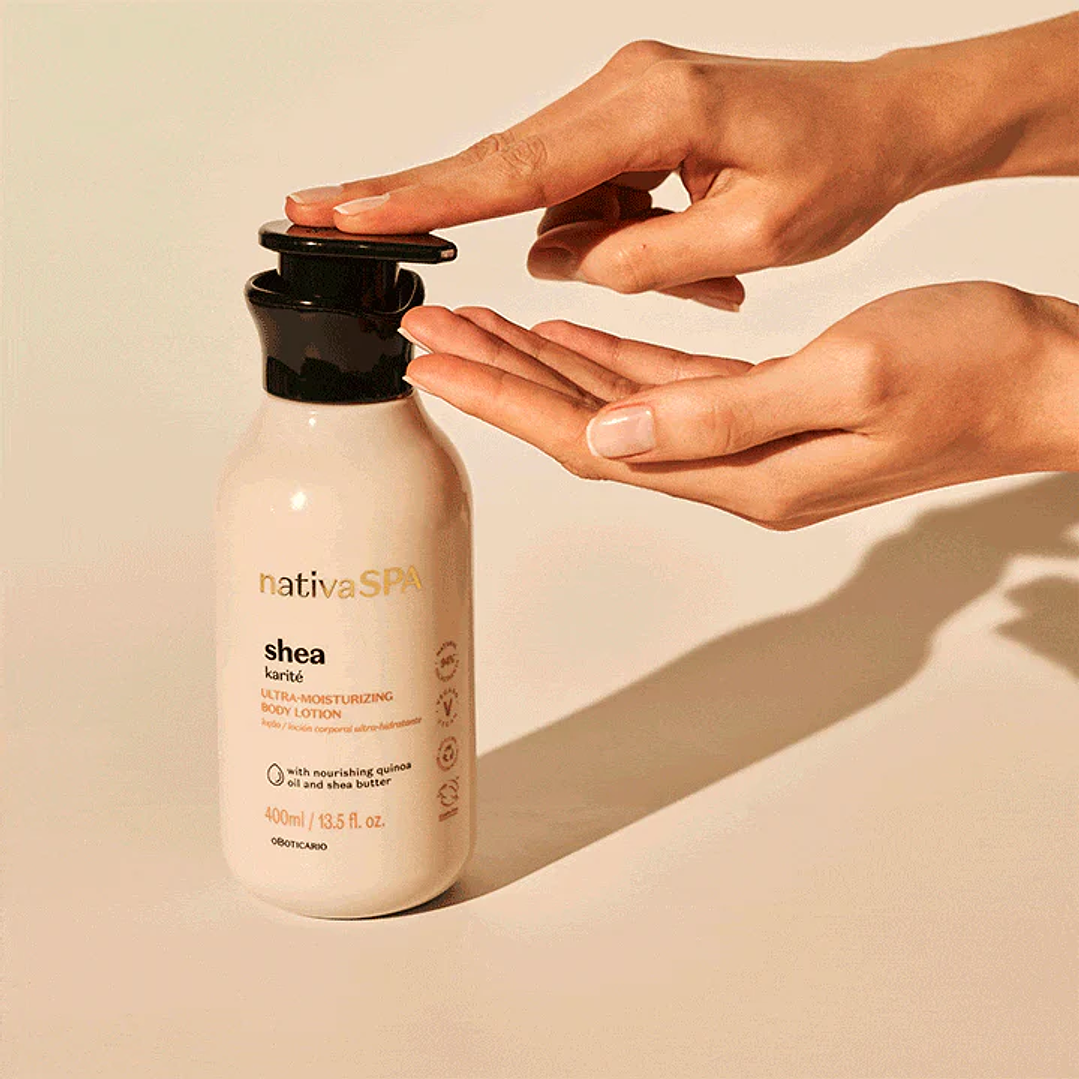 Loção Hidratante Nativa Spa Karité, 400ml 3