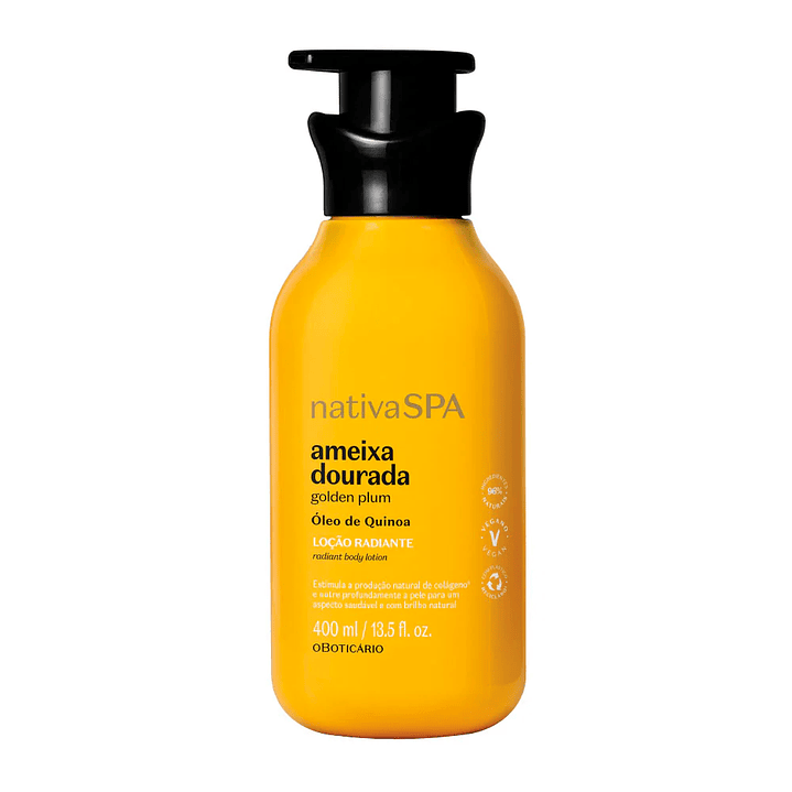 Loção Hidratante Corporal Nativa Spa Ameixa Dourada, 400ml 1