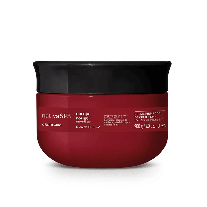 Creme Firmador de Colo 5 em 1 Nativa Spa Cereja Rouge 200g 1
