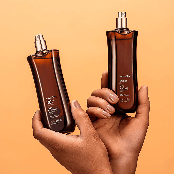 Óleo Glorioso para Corpo e Cabelo Nativa SPA Ameixa, 85ml 3