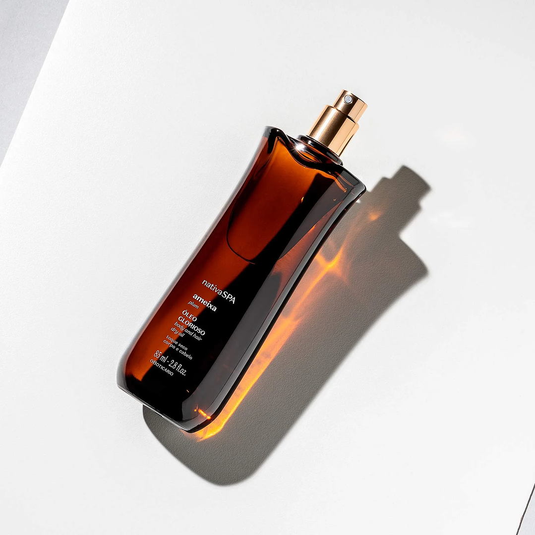 Óleo Glorioso para Corpo e Cabelo Nativa SPA Ameixa, 85ml 5