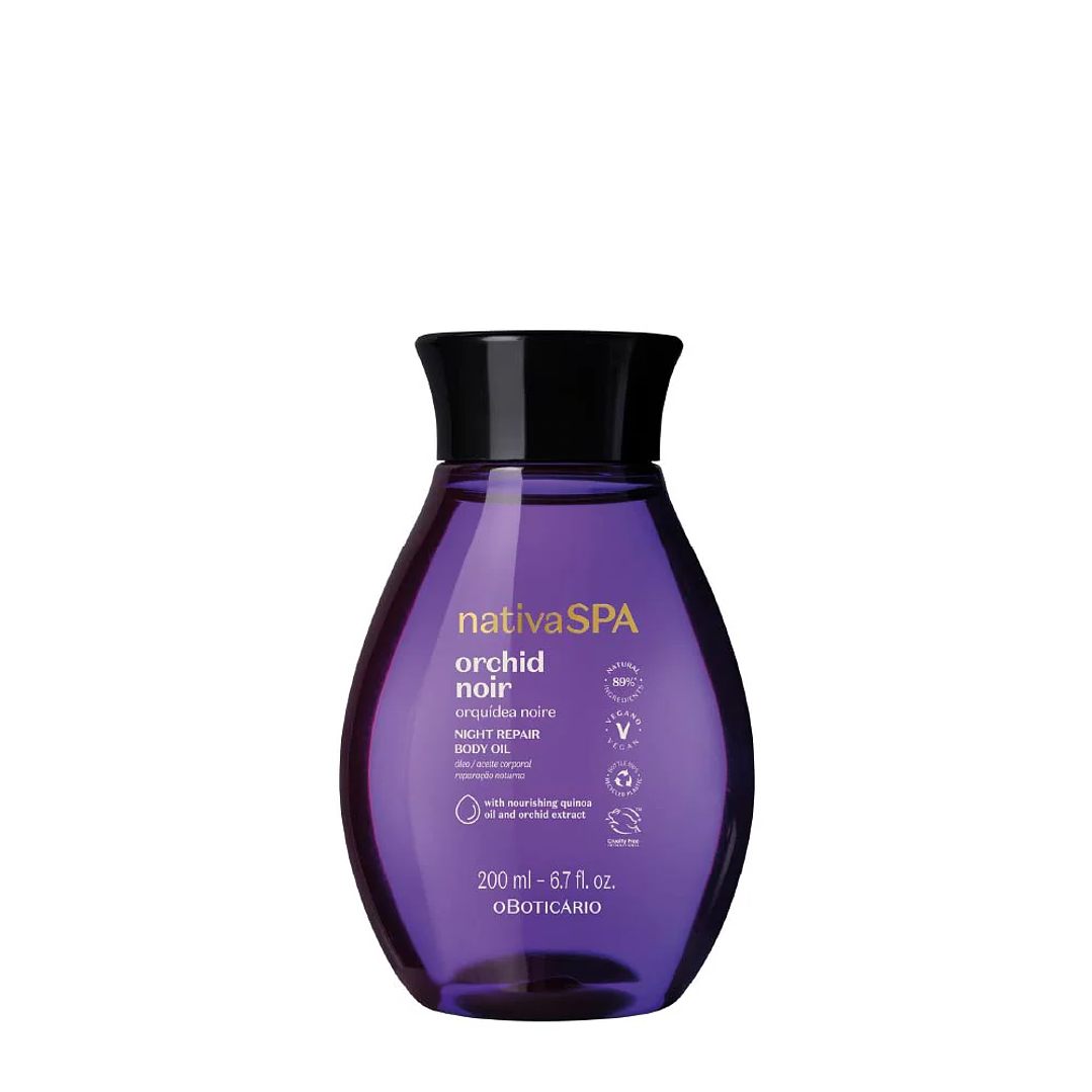 Óleo Corporal Hidratante Nativa Spa Orquídea Noire, 200ml 1