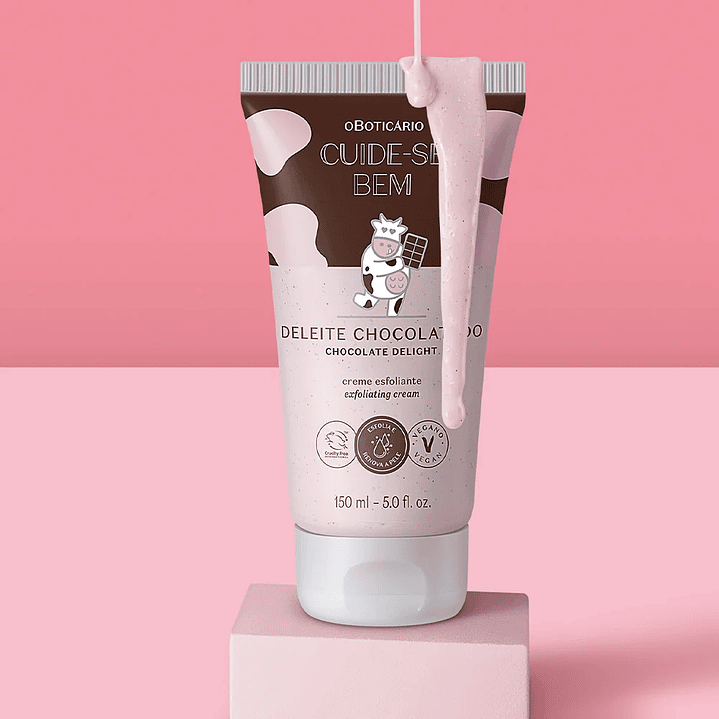 Creme Esfoliante Corporal Cuide-se Bem Deleite Chocolatudo 150ml 2