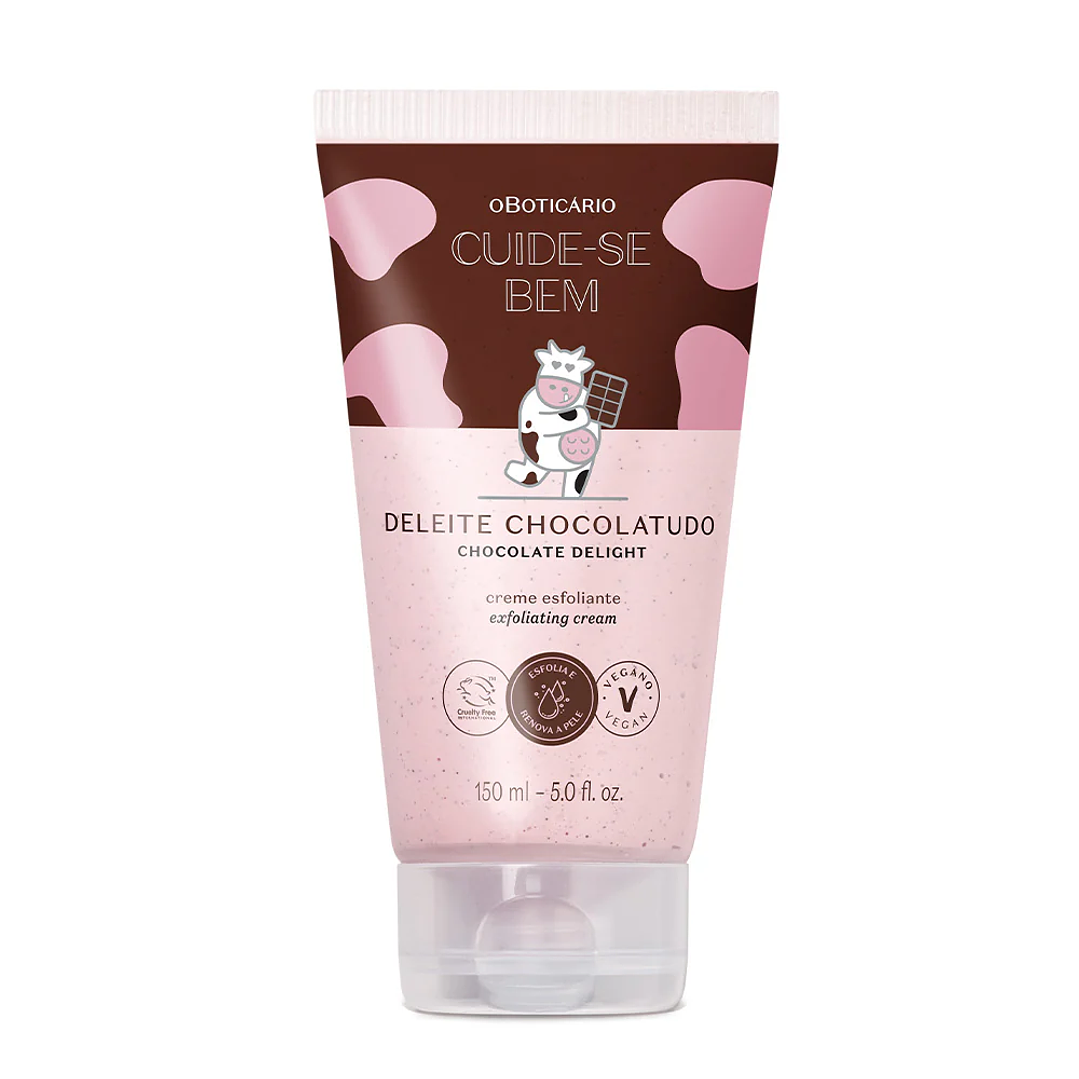 Creme Esfoliante Corporal Cuide-se Bem Deleite Chocolatudo 150ml 1