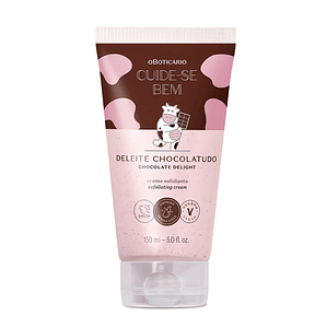 Creme Esfoliante Corporal Cuide-se Bem Deleite Chocolatudo 150ml