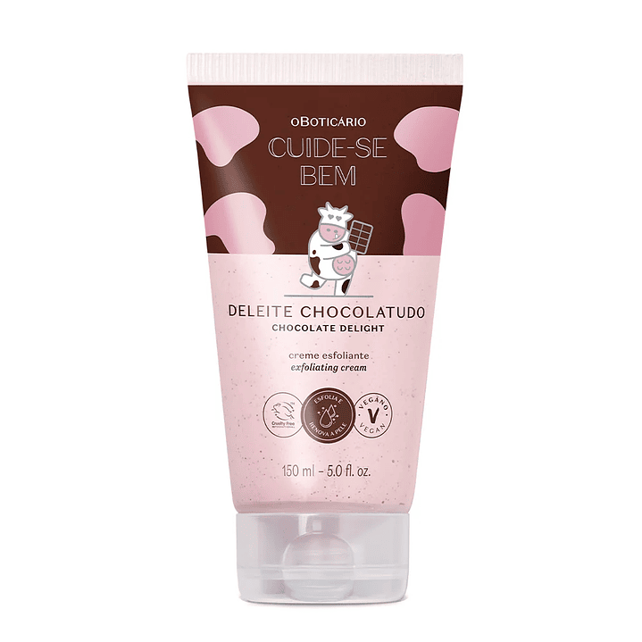 Creme Esfoliante Corporal Cuide-se Bem Deleite Chocolatudo 150ml 1