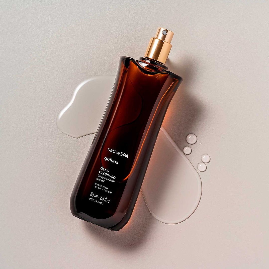 Óleo Glorioso para Corpo e Cabelo Nativa SPA Quinoa, 85ml 4