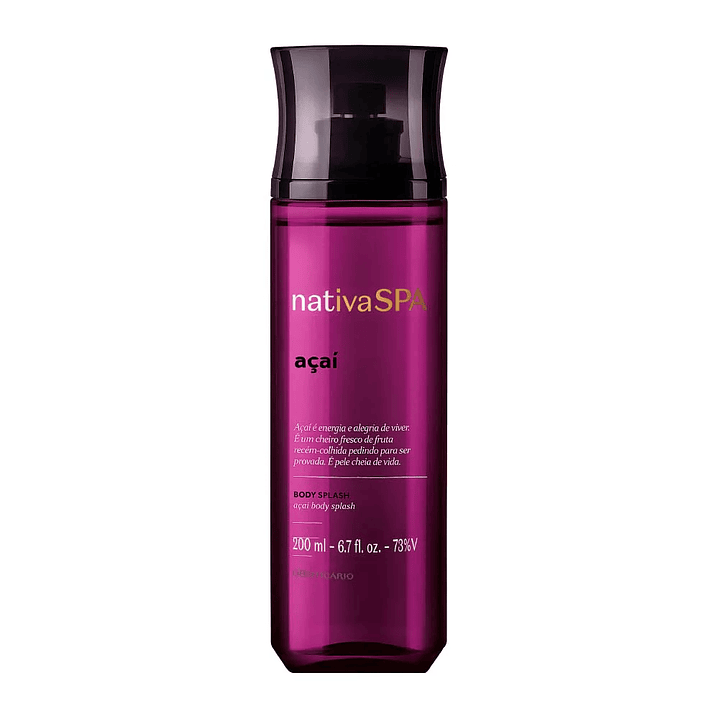 Body Splash Nativa Spa Açaí, 200ml 1