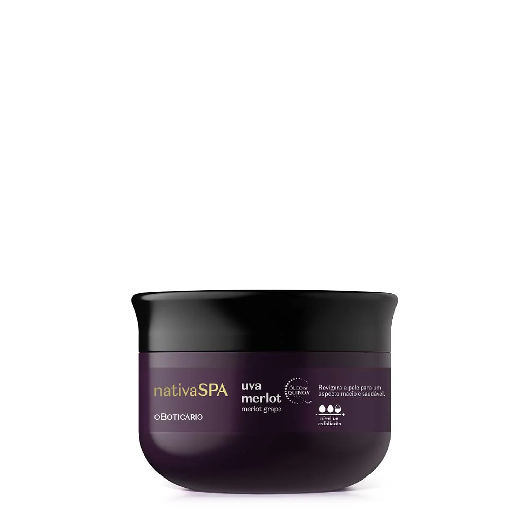 Esfoliante Corporal Nativa Spa Uva Merlot 180g 1