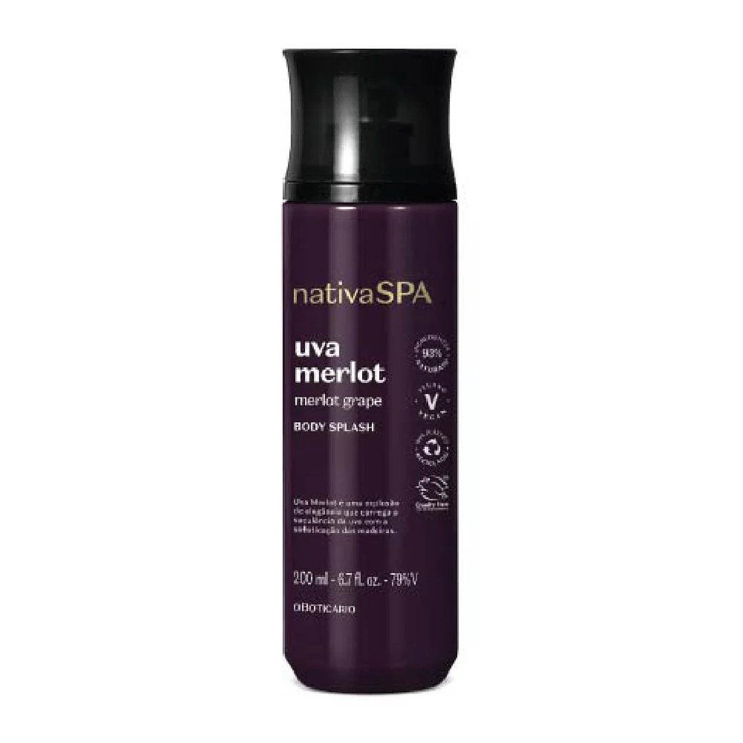Body Splash Nativa Spa Uva Merlot, 200ml 1