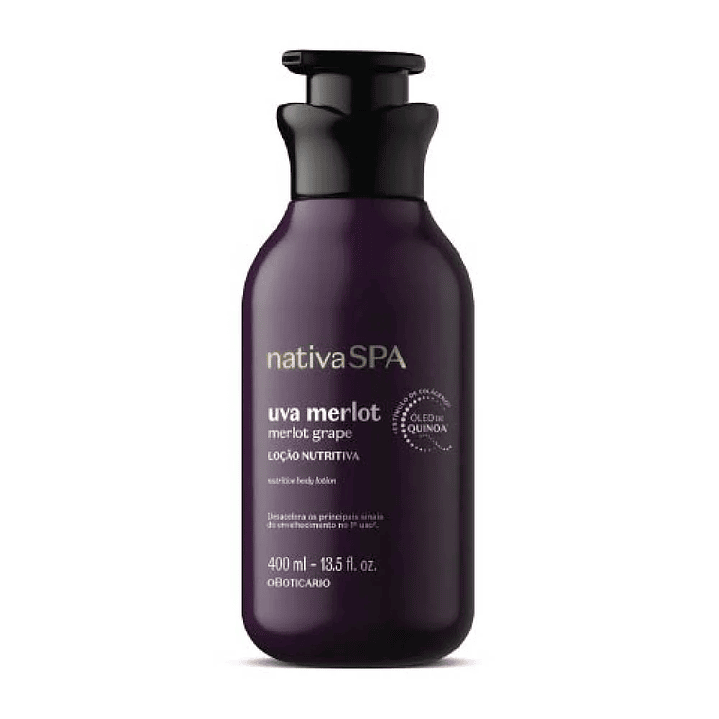 Loção Hidratante Corporal Nativa Spa Uva Merlot 400ml 1