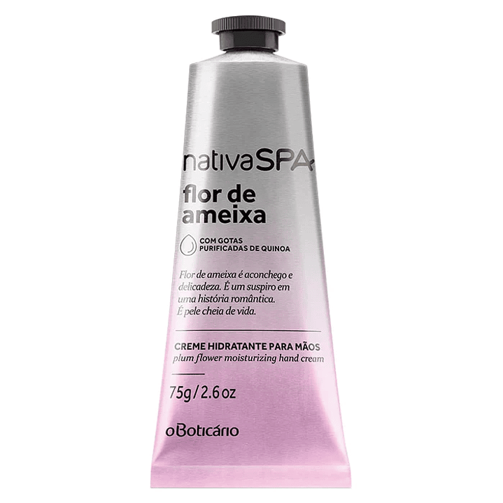 Creme de Mãos Nativa Spa Flor de Ameixa, 75g 1