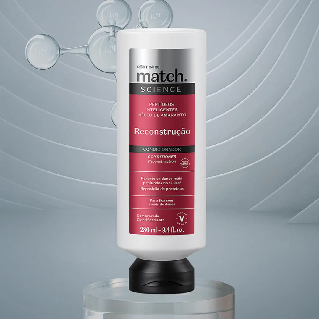 Condicionador Match Science Reconstrução, 280ml 3