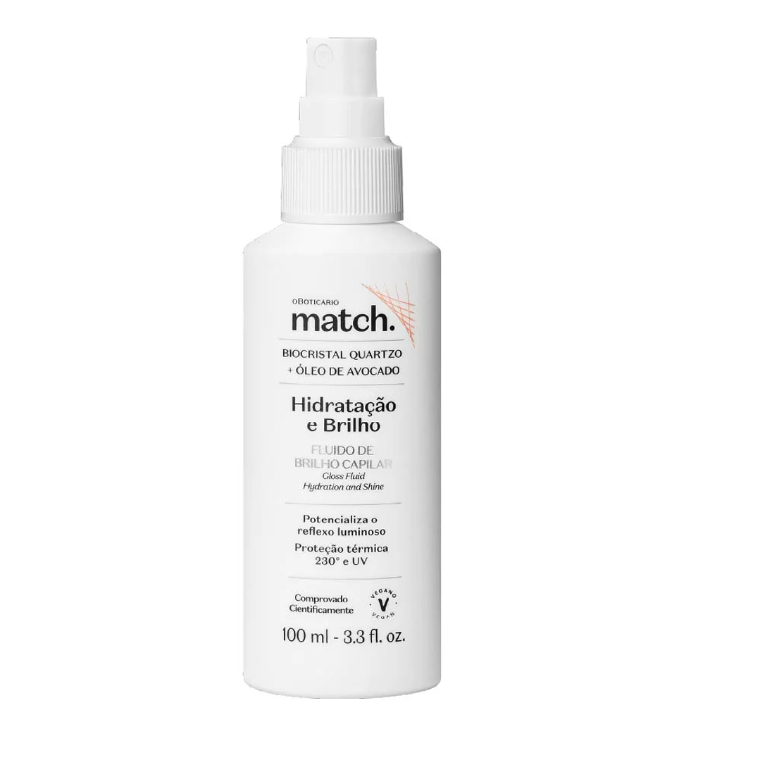 Fluído de Brilho Match Hidratação e Brilho, 100ml 1