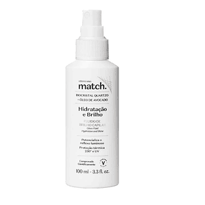 Fluído de Brilho Match Hidratação e Brilho, 100ml
