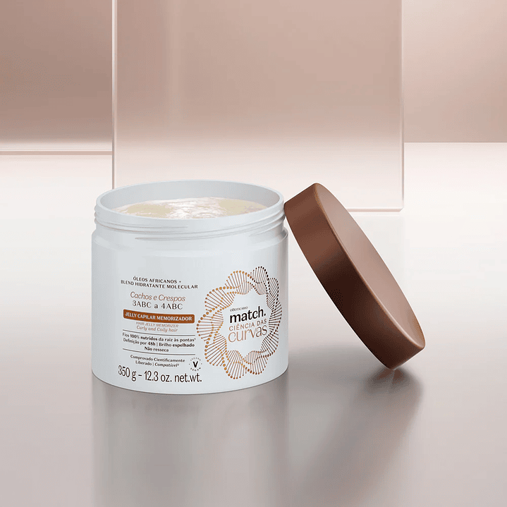Jelly Capilar Memorizador Match Ciência das Curvas, 350g 2