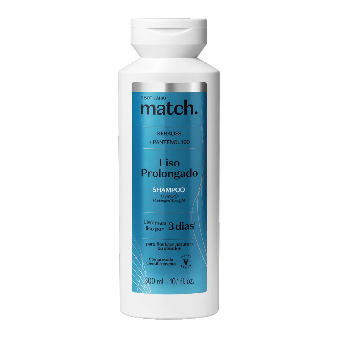 Shampoo Match Liso Prolongado, 300ml 1