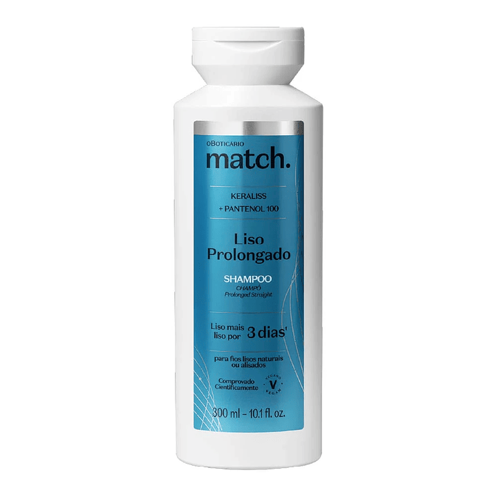 Shampoo Match Liso Prolongado, 300ml 1