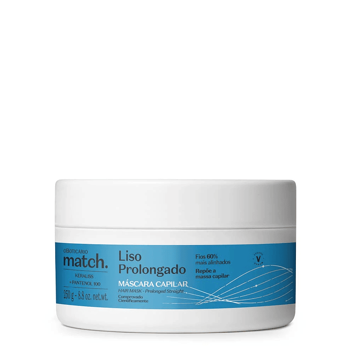 Match Máscara Liso Prolongado, 250g 1
