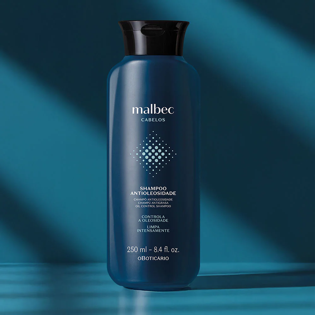 Shampoo Cabelos Oleosos Malbec Club, 250ml 2