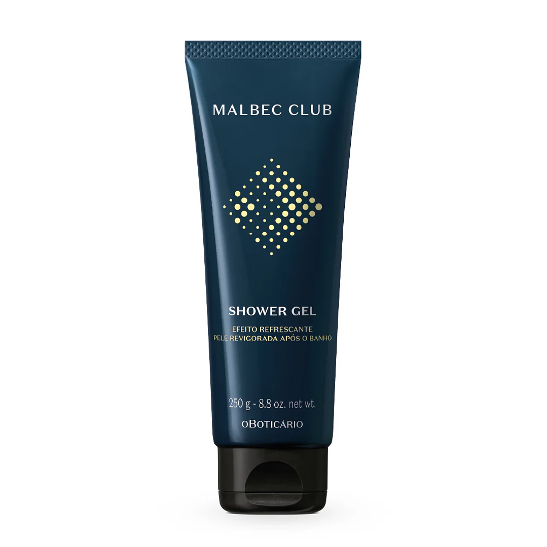 Gel de Banho Cabelo e Corpo Malbec Club, 250g 1