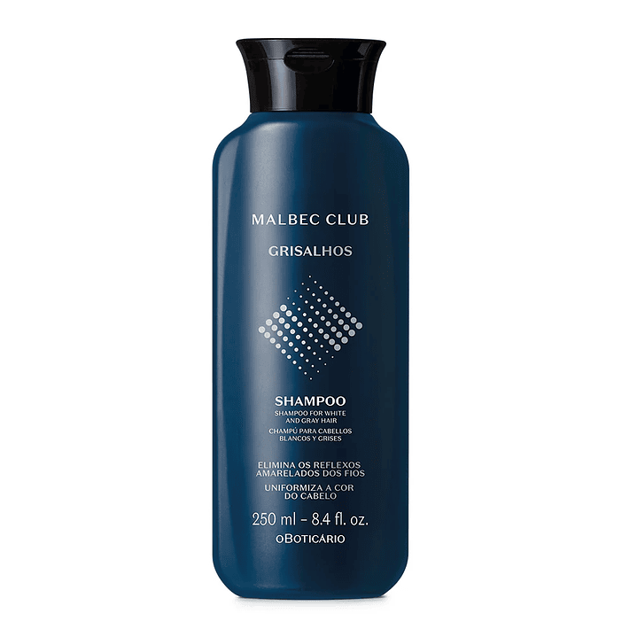 Shampoo Grisalhos Malbec Club, 250ml 1