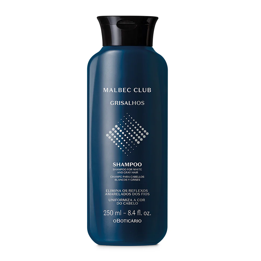 Shampoo Grisalhos Malbec Club, 250ml 1