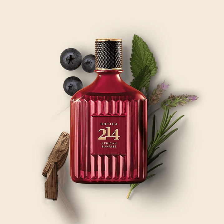Botica 214 African Sunrise Fougére Amadeirado Eau De Parfum, 90ml 2
